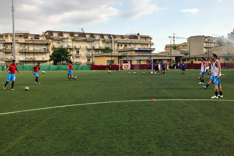 Catania: lavoro atletico e partitella tecnico-tattica per gli etnei