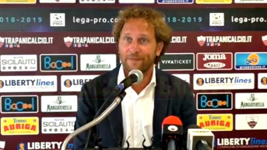 Ex Trapani, Rubino: “I ragazzi non vedono l'ora di tornare a giocare. Meglio incrociare il Catania ora che più avanti...”
