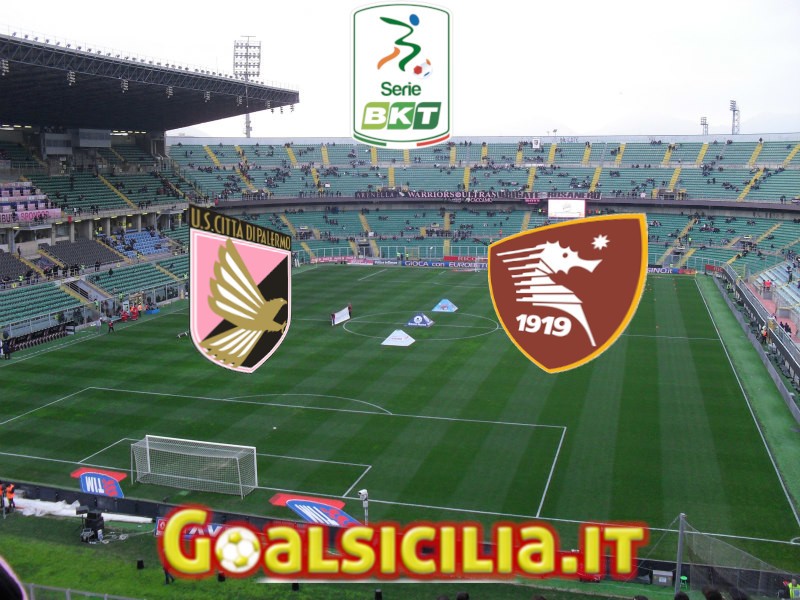 Palermo-Salernitana: 1-2 il finale-Il tabellino