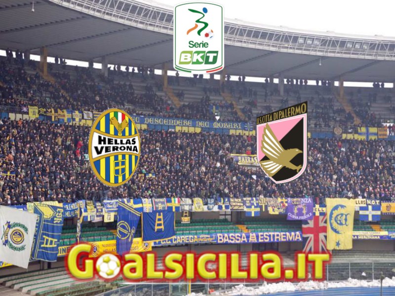 Verona-Palermo: 1-1 il finale-Il tabellino