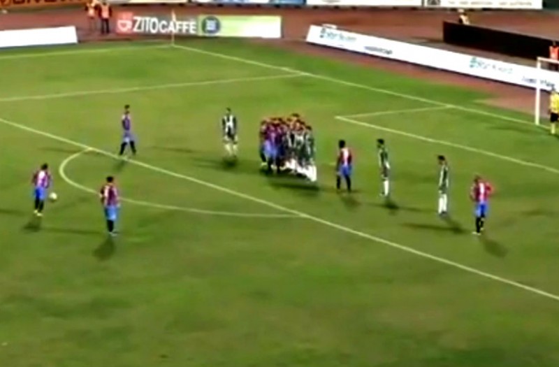 CATANIA-MONOPOLI 2-0: gli highlights (VIDEO)-Che punizione di Lodi!