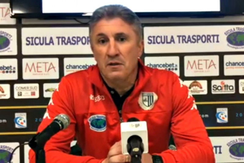 Sicula Leonzio, Torrente: “Juve Stabia squadra forte. Loro e il Trapani esprimono il miglior gioco del campionato”