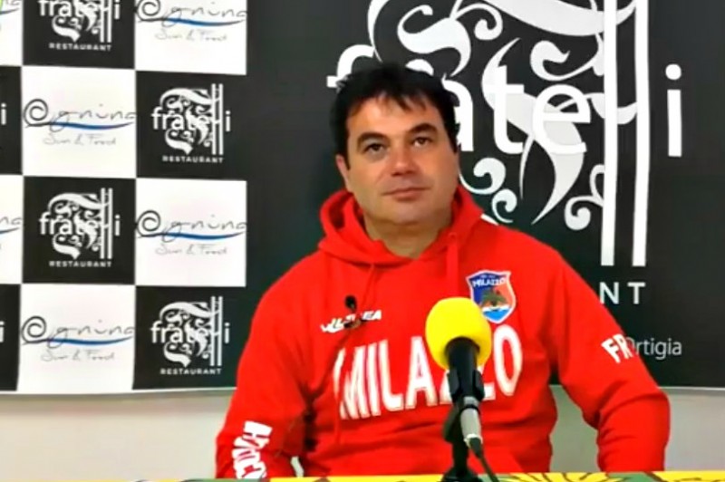Milazzo, Romeo: “Soddisfatto per la disputa dei play off. A Palazzolo ci siamo disuniti dopo aver preso gol”