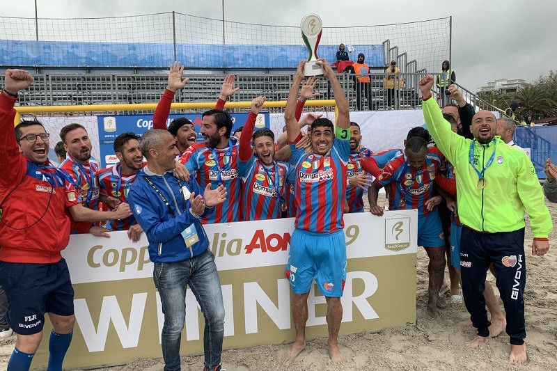 Beach Soccer: Catania conquista la sua quarta Coppa Italia