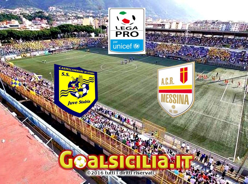 Juve Stabia-Messina: 0-1 all'intervallo