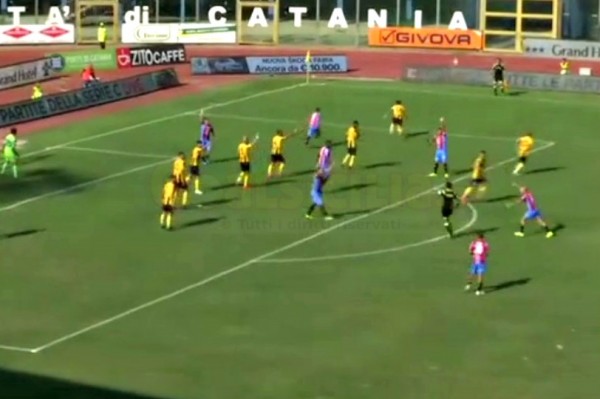 CATANIA-VITERBESE 1-0: gli highlights (VIDEO)