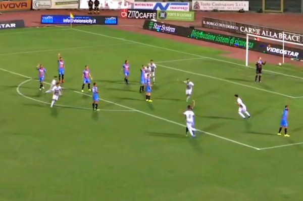 CATANIA-SICULA LEONZIO 2-1: gli highlights del match (VIDEO)