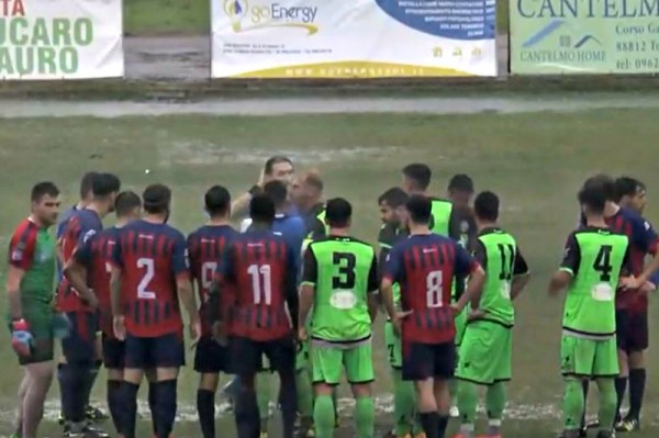 CORIGLIANO-TROINA: gli highlights del match sospeso (VIDEO)