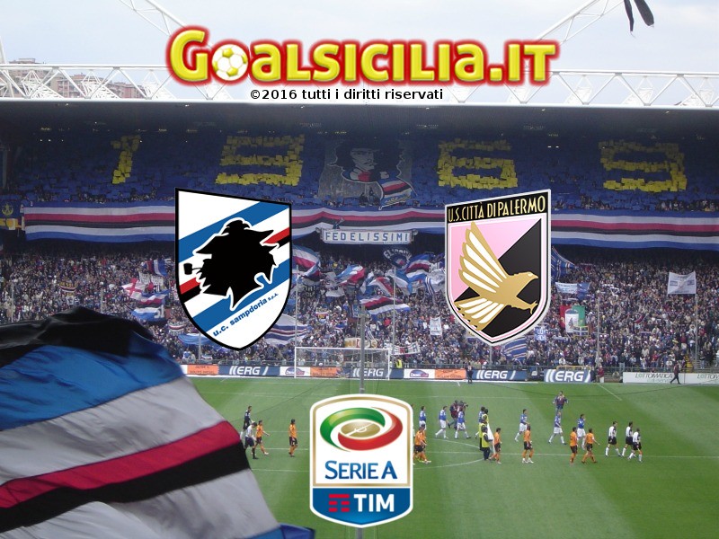 Sampdoria-Palermo: 0-0 all'intervallo