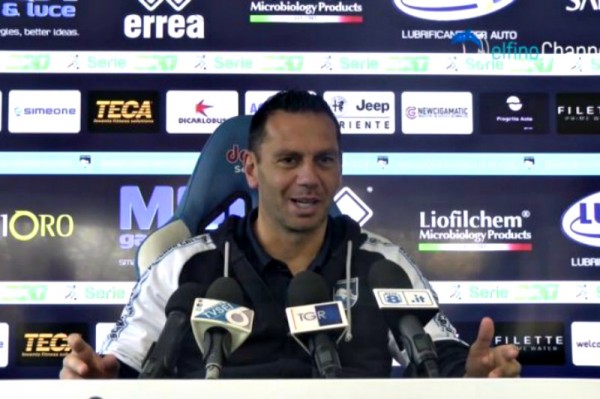Pescara, Zauri: “Col Trapani ci abbiamo provato. Siamo delusi, volevamo i tre punti...”