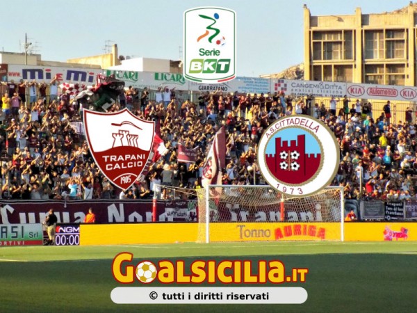Trapani-Cittadella: 0-3 il finale-Il tabellino