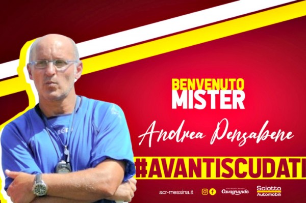 UFFICIALE - Acr Messina: Pensabene è il nuovo allenatore