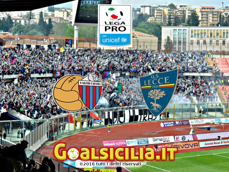 Catania-Lecce: è 2-0 il finale
