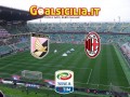 Palermo-Milan: 0-1 all'intervallo
