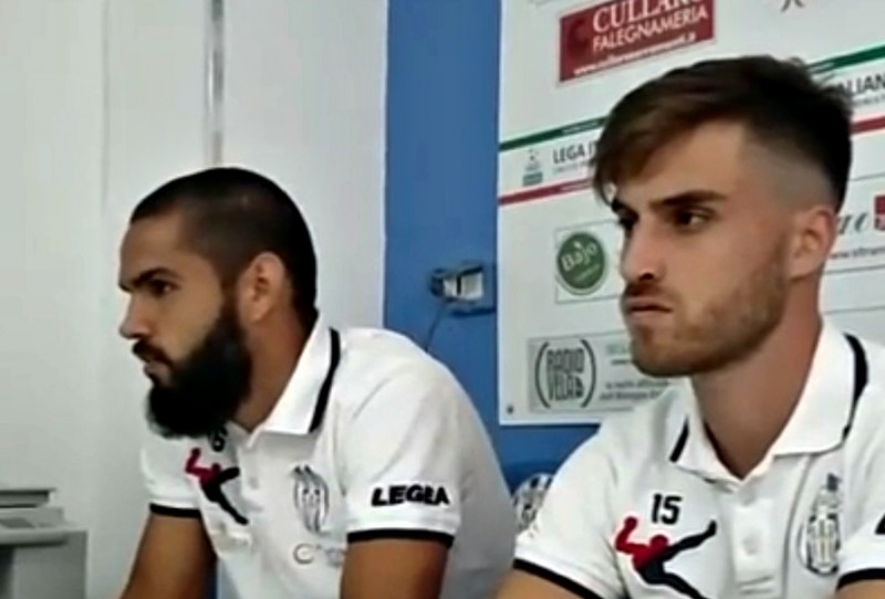 Akragas: Thiago Cazè e Palmiero in sala stampa (VIDEO)