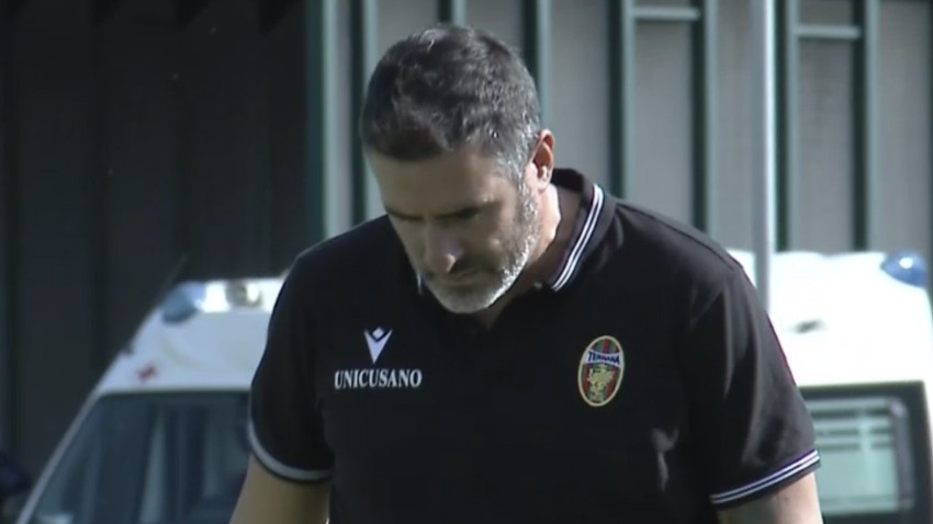 Ternana, Lucarelli: “Per la prestazione col Palermo, avremmo meritato i tre punti”