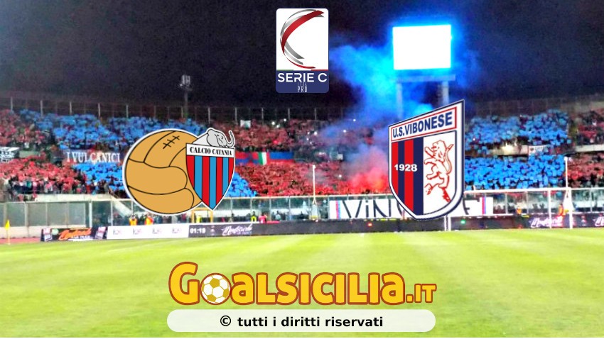 Catania-Vibonese 2-1: game over al 'Massimino'-Il tabellino