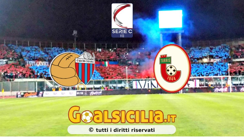 Catania-Turris: 0-0 al triplice fischio-Il tabellino