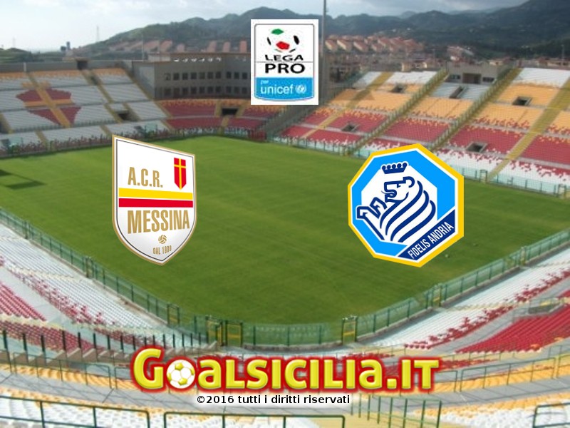 Messina-Fidelis Andria: finisce 1-1 il match allo ‘Scoglio’