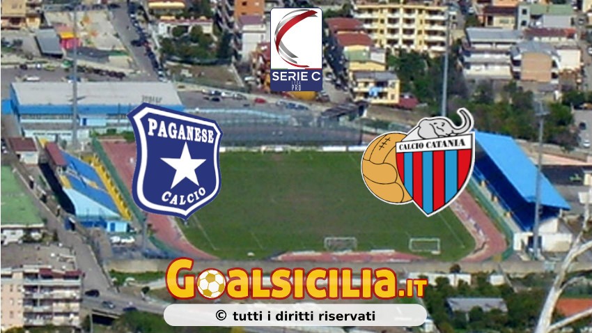 Paganese-Catania: 0-0 il finale-Il tabellino