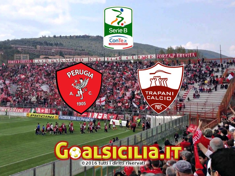 Perugia-Trapani: 0-0 all'intervallo