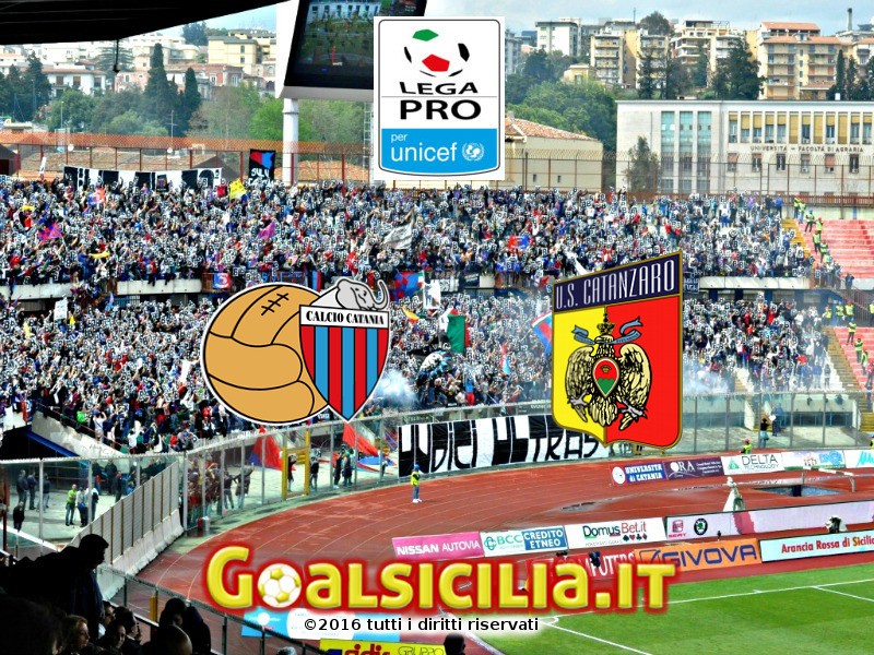 Catania-Catanzaro: 3-1 il finale
