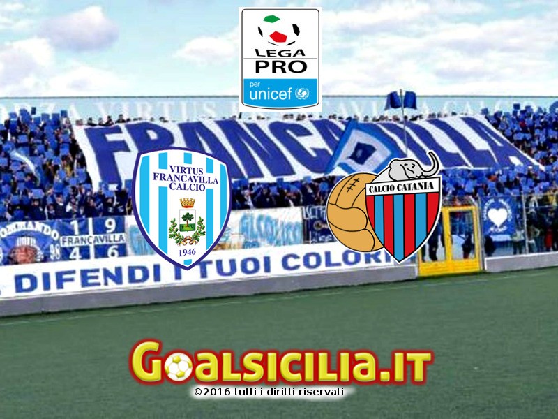 Virtus Francavilla-Catania: 0-0 il parziale