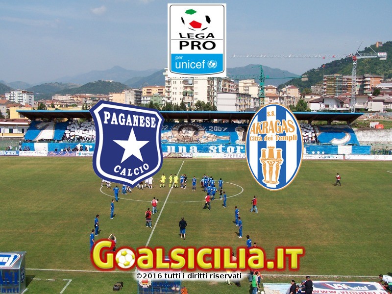 Paganese-Akragas: 2-0 il finale