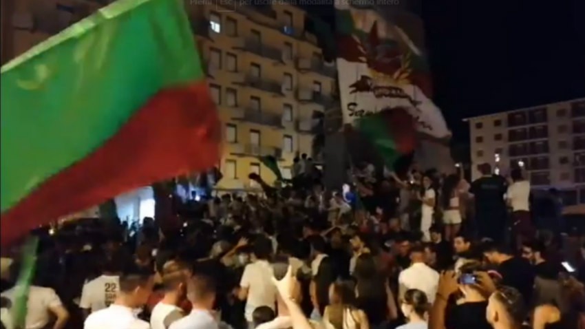 Sancataldese in Serie D: serata di festa in città, le immagini (VIDEO)