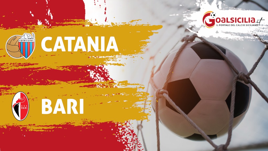 Catania-Bari: 1-2 il finale-Il tabellino