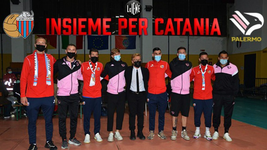 Insieme per Catania: rossazzurri e rosanero campioni di solidarietà