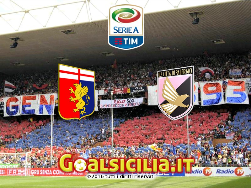 Genoa-Palermo: 1-1 all'intervallo