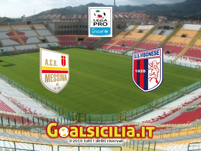 Messina-Vibonese: 3-0 al fischio finale