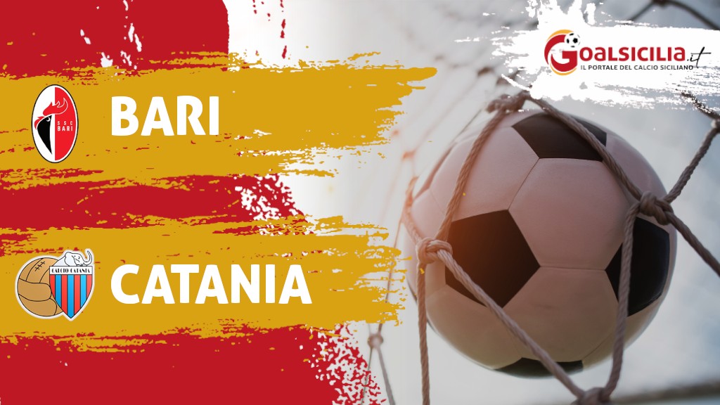 Bari-Catania: 3-3 il finale-Il tabellino