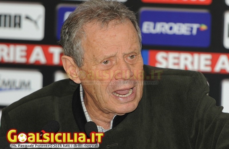 Palermo, Zamparini: «De Zerbi ottimo tecnico. Chiederò i danni a Ballardini»