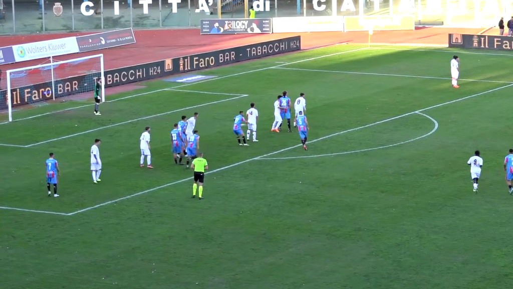 CATANIA-REAL AVERSA 1-0: gli highlights (VIDEO)