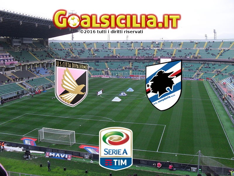 Palermo-Sampdoria: 1-1 il finale