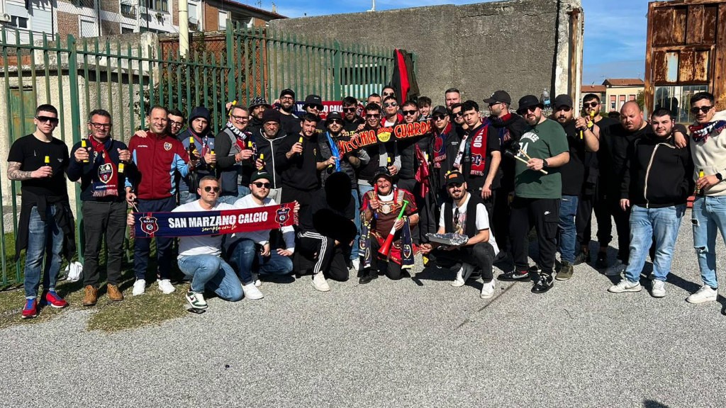 San Marzano: “Grazie Nuova Igea per accoglienza straordinaria, nata amicizia tra ultras. Al ritorno ricambieremo”
