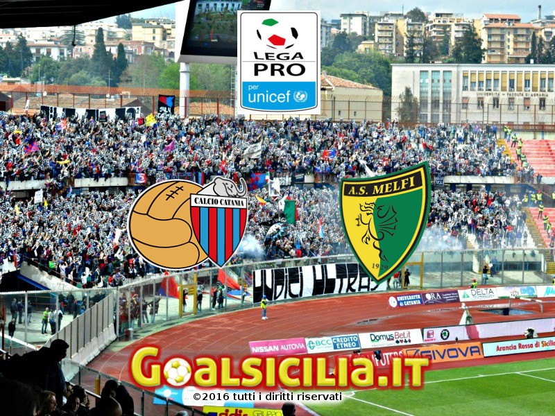 Catania-Melfi: finisce 0-2 il match