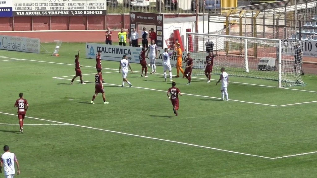 TRAPANI-CATANIA 1-0: gli highlights (VIDEO)