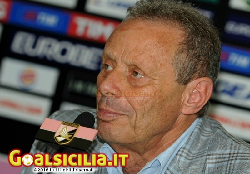 Palermo, Zamparini: ''Mai contattato nessun allenatore, Tedino resta anche se ne perde dieci!''