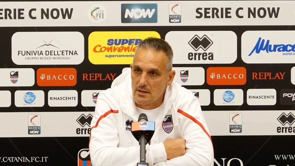 Catania, Zeoli: “Abbiamo lavorato sulla testa, siamo una squadra forte e sono fiducioso”
