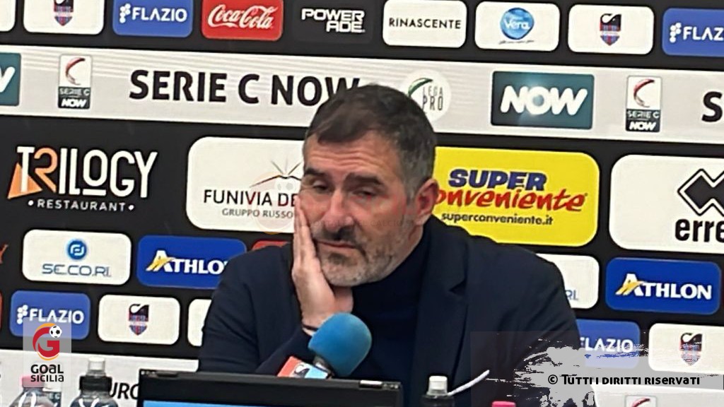Catania, Lucarelli: “Mi scuso con i nostri tifosi. Sono amareggiato, non mi aspettavo di...”