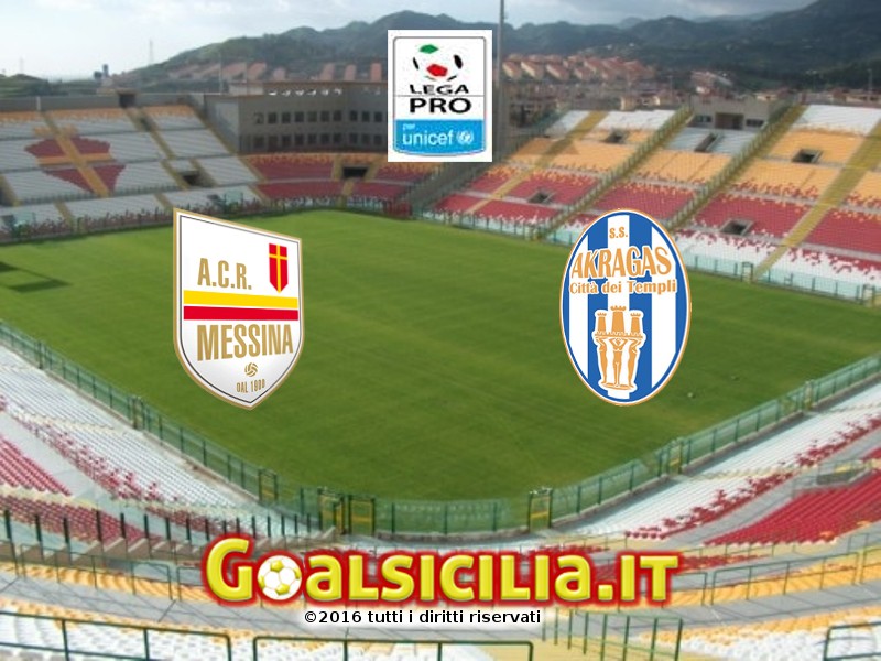 Messina-Akragas: termina 0-0 la prima frazione