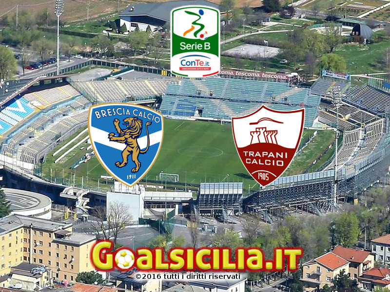 Brescia-Trapani: 2-0 all'intervallo