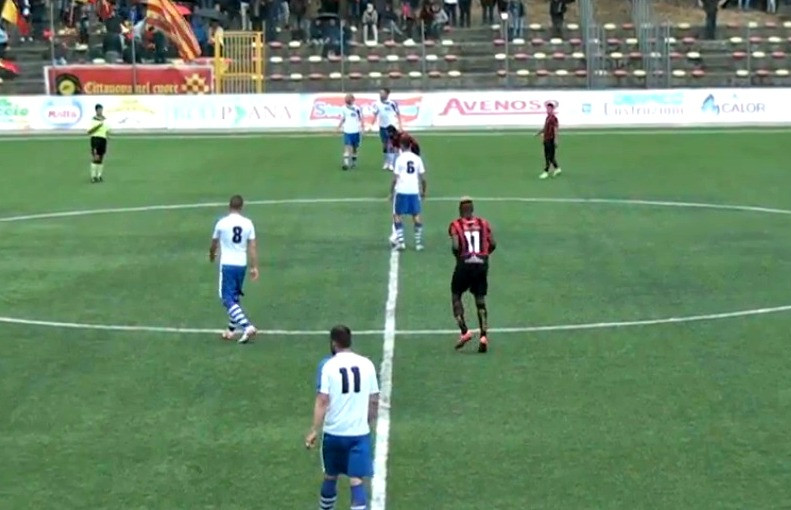 Folgore-Cittanovese: termina 2-0, rossoneri in finale