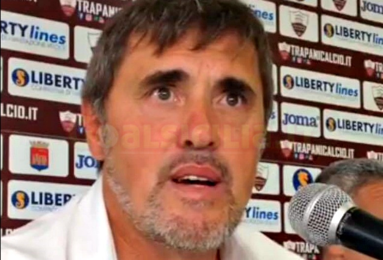 Trapani, Calori: ‘’Andare a Torino è regalo a giocatori e tifosi. Voglio un calcio veloce e divertente’’