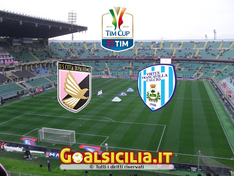 Tim Cup, Palermo-Virtus Francavilla: 5-0 il finale