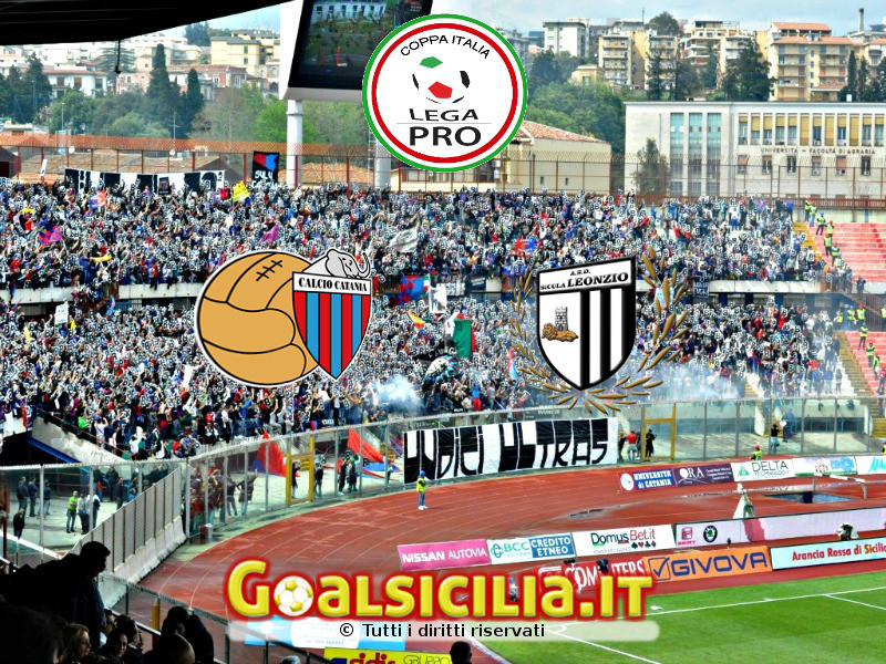 Coppa Italia serie C, Catania-Sicula Leonzio: 0-1 all'intervallo