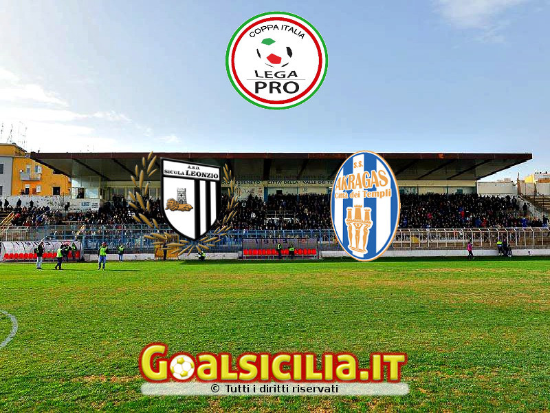 Coppa Italia serie C, Sicula Leonzio-Akragas: 3-1 il finale